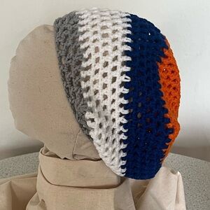 Colorful Crochet Beanie Tam